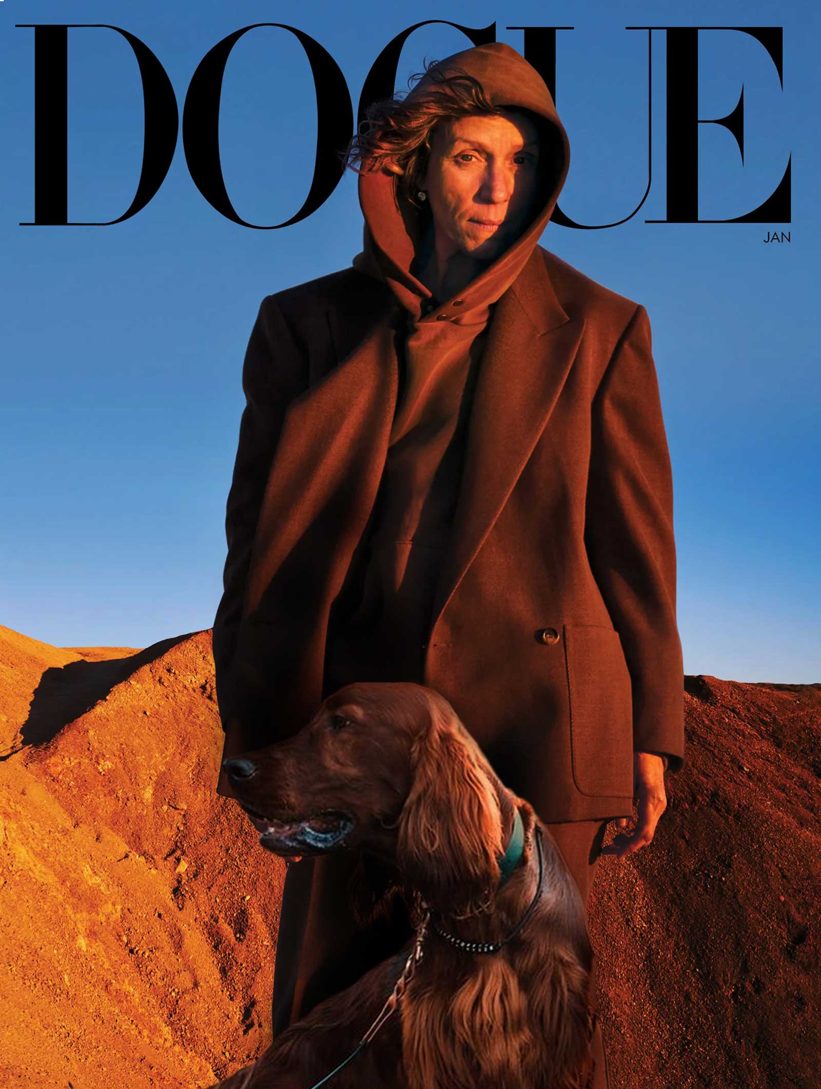 DOGUE Jan 20201 Cover Frances Mcdermod